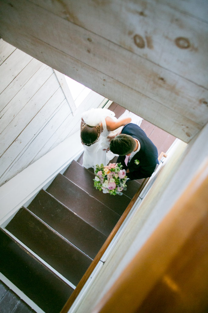 wedding at The Round Barn